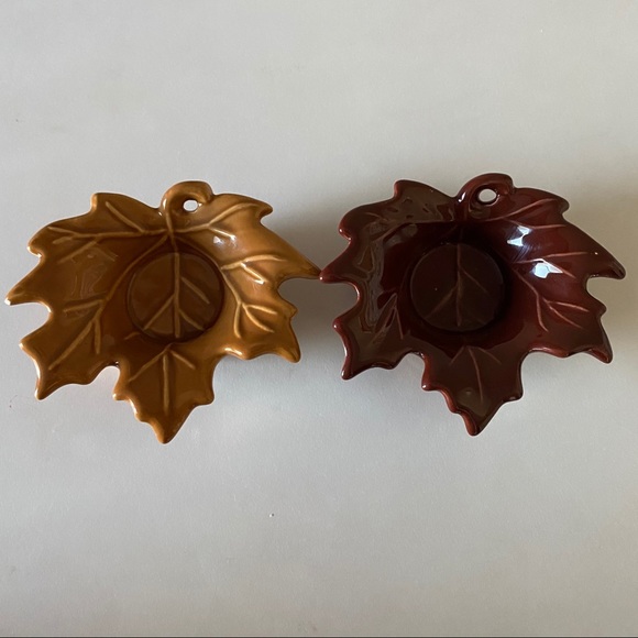 Autumn leaves candle holder - Picture 3 of 6